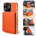 orange wallet case for iphone 14 pro max